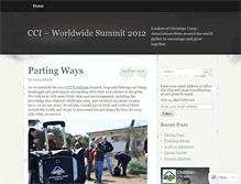 Tablet Screenshot of cciworldwide.wordpress.com