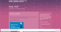 Desktop Screenshot of emavolfauthor.wordpress.com
