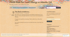 Desktop Screenshot of foodallergywalkatlanta.wordpress.com