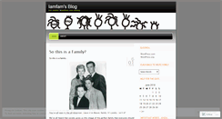Desktop Screenshot of iamfam.wordpress.com