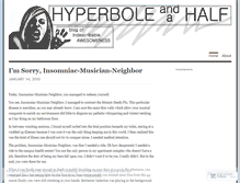 Tablet Screenshot of hyperboleandahalf.wordpress.com