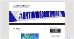 Desktop Screenshot of antiwinsornetwork.wordpress.com