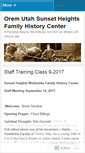 Mobile Screenshot of oremsunsetheightsfhc.wordpress.com