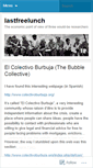 Mobile Screenshot of lastfreelunch.wordpress.com