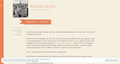 Desktop Screenshot of ikbenbloem.wordpress.com