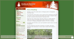Desktop Screenshot of floraofsandwip.wordpress.com