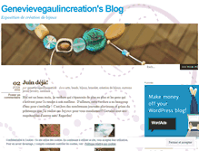 Tablet Screenshot of genevievegaulincreation.wordpress.com