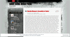 Desktop Screenshot of mindfuxxx.wordpress.com