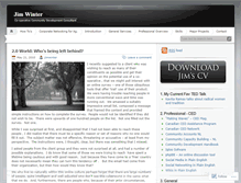 Tablet Screenshot of jimwinter.wordpress.com
