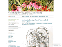 Tablet Screenshot of carolking.wordpress.com