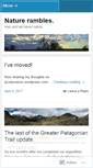 Mobile Screenshot of natureramble.wordpress.com