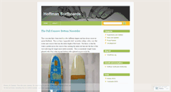 Desktop Screenshot of hoffmansurfboards.wordpress.com