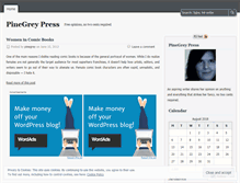 Tablet Screenshot of pinegrey.wordpress.com