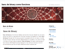 Tablet Screenshot of ads.bancdebinarycomofunciona.wordpress.com