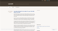 Desktop Screenshot of caroleth.wordpress.com