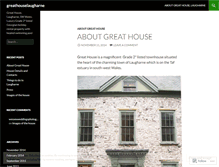 Tablet Screenshot of greathouselaugharne.wordpress.com