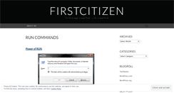 Desktop Screenshot of firstcitizen1.wordpress.com