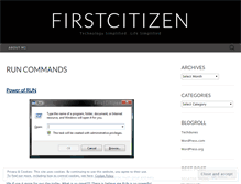 Tablet Screenshot of firstcitizen1.wordpress.com