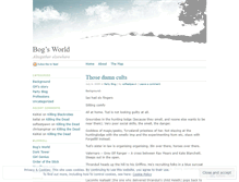 Tablet Screenshot of bogsworld.wordpress.com