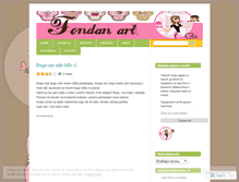 Tablet Screenshot of fondanart.wordpress.com