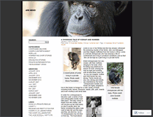 Tablet Screenshot of chimprescue.wordpress.com