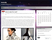Tablet Screenshot of lovevolly.wordpress.com
