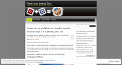 Desktop Screenshot of flashzinc.wordpress.com