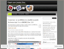 Tablet Screenshot of flashzinc.wordpress.com