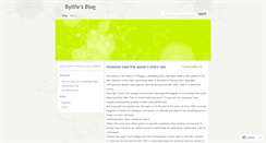 Desktop Screenshot of bylife.wordpress.com