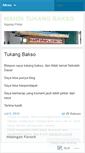 Mobile Screenshot of mahditukangbakso.wordpress.com