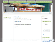 Tablet Screenshot of mahditukangbakso.wordpress.com
