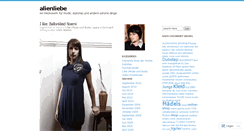 Desktop Screenshot of alienliebe.wordpress.com
