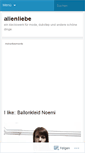 Mobile Screenshot of alienliebe.wordpress.com
