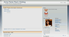 Desktop Screenshot of annamea.wordpress.com
