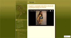 Desktop Screenshot of ainis.wordpress.com