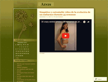 Tablet Screenshot of ainis.wordpress.com