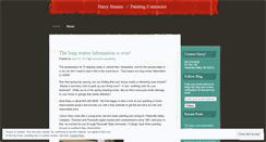 Desktop Screenshot of harrystearnspainting.wordpress.com