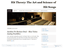 Tablet Screenshot of hittheory.wordpress.com