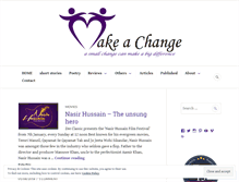 Tablet Screenshot of makeachange1.wordpress.com