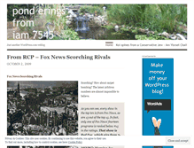 Tablet Screenshot of iam7545.wordpress.com