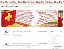 Tablet Screenshot of bestrxpillstore.wordpress.com