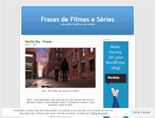 Tablet Screenshot of frasesfilmeseseries.wordpress.com