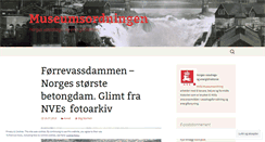 Desktop Screenshot of museumsordningen.wordpress.com