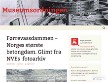 Tablet Screenshot of museumsordningen.wordpress.com