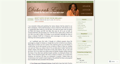 Desktop Screenshot of deborahevans.wordpress.com