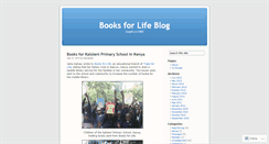 Desktop Screenshot of booksforlifeusa.wordpress.com