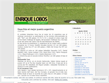 Tablet Screenshot of enriquelobos.wordpress.com