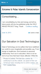 Mobile Screenshot of extremepolarislandsconservation.wordpress.com