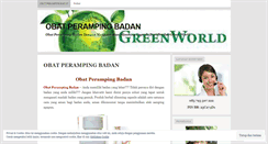 Desktop Screenshot of obatperampingbadanblog.wordpress.com