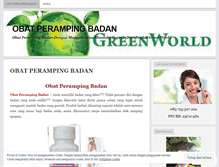Tablet Screenshot of obatperampingbadanblog.wordpress.com